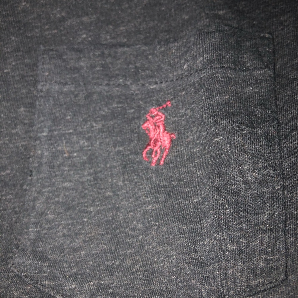 Men’s Polo Black Long Sleeve with Pocket Large